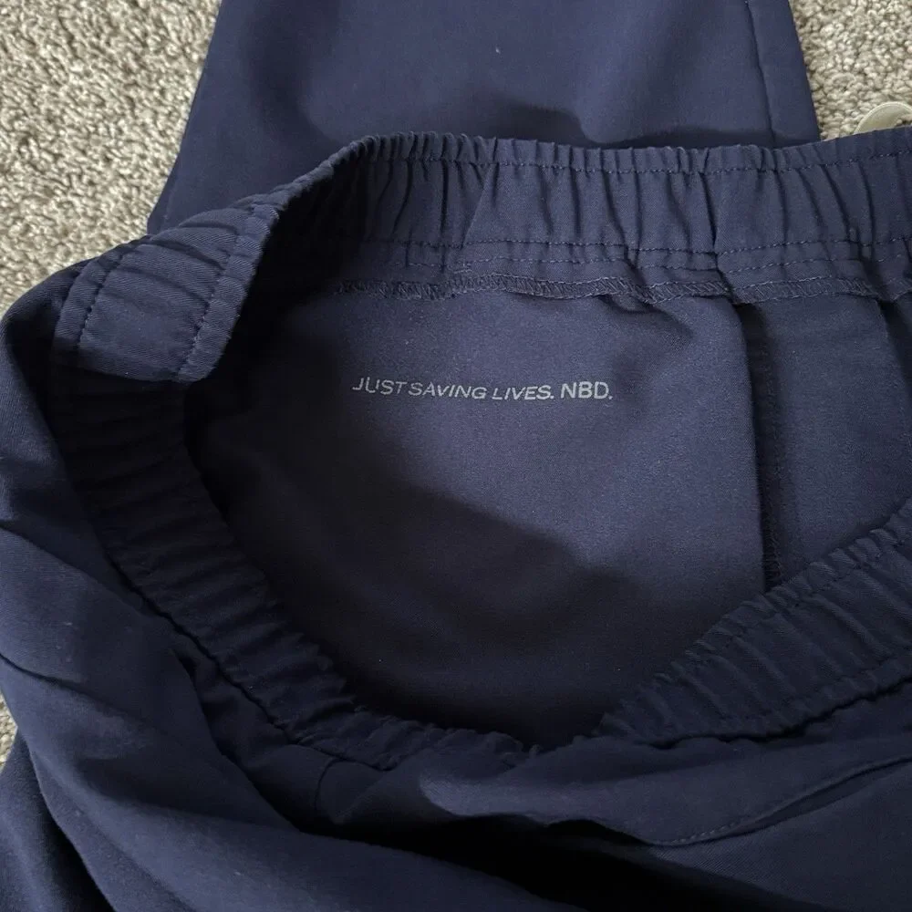 FIGS Tansen Jogger Scrub Pants MXXSW2004 Navy Blue PO 1455 Men’s Size Small